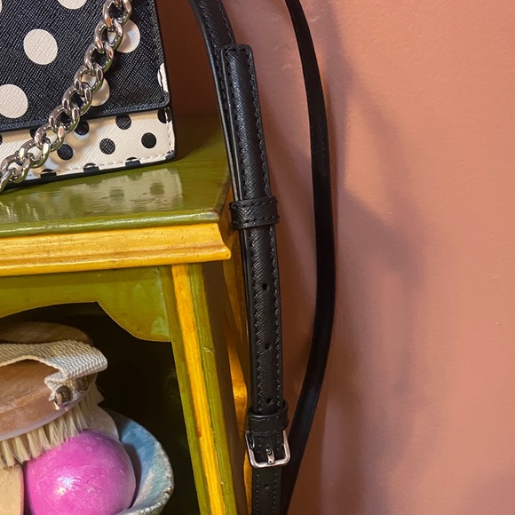 Kate Spade Black and White Polka Dot Crossbody Bag - Picture 10 of 14